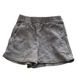 Madewell Grey Gauzy‎ Cotton Casual Pull On Shorts - Size XXS